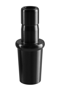Aluminium silicone hose connector for Kaya ELOX CUT 18.8 Black