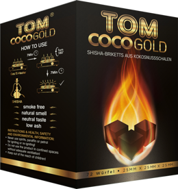 Coconut charcoal Tom Cococha Gold 1kg
