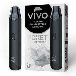 E-cigarette VIVO POKET - OPEN POD (Black)