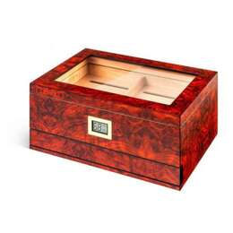 Humidor with ashtray and cutter