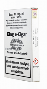 Nicotine Base King e-Cigar 60ml 60/40 - 18mg (120op.)