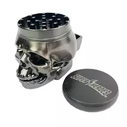 Tobacco grinder - Skull Dark Gun