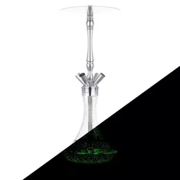 Waterpipe Aladin MVP 550 Silver Green-Fluorescent