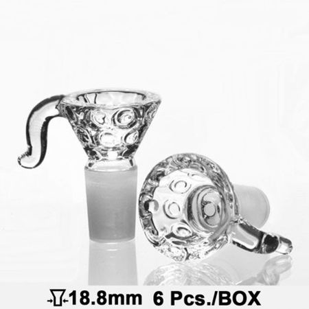 Bowl GG Grace Glass do Bong Short Transperent Pattern | 18.8 mm