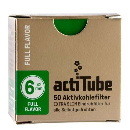 Filters Active Tube SLIM 6mm with active carbon 50psc.