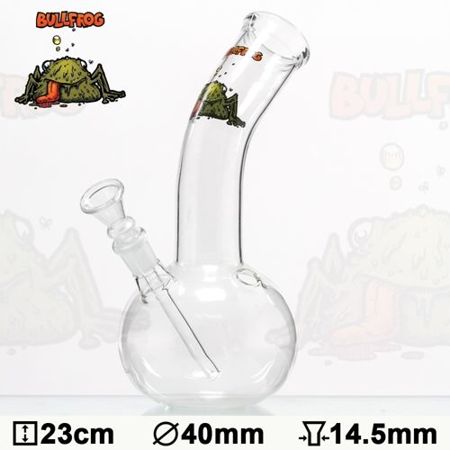 Bongo szklane Bullfrog | 23cm