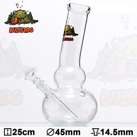 Bongo szklane Bullfrog | 25cm