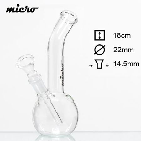 Bongo szklane Micro | 18cm