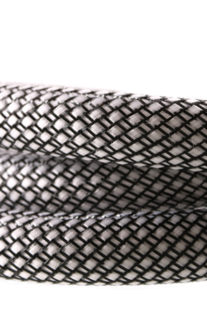 Wąż silikonowy Kaya Sleeve Czarny Biały
