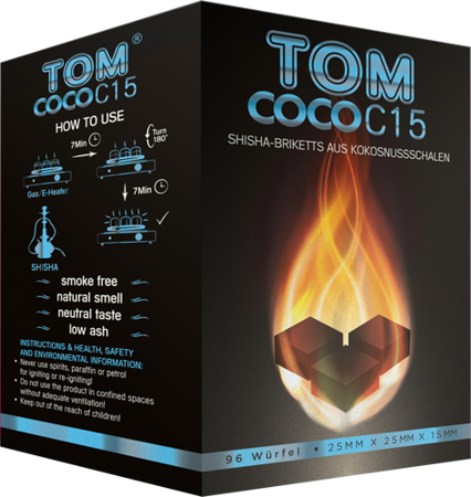 Węgiel do shishy kokosowy Tom Cococha Blue 1kg