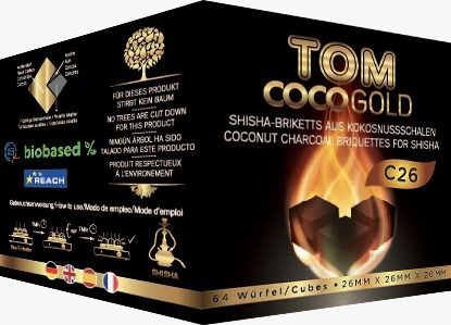 Węgiel do shishy kokosowy Tom Cococha Gold C26 1kg